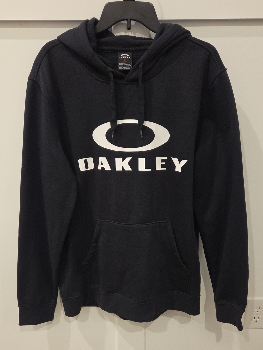Oakley Black Hoodie with White Logo